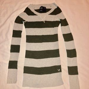 Green and Grey long sleeved thermal